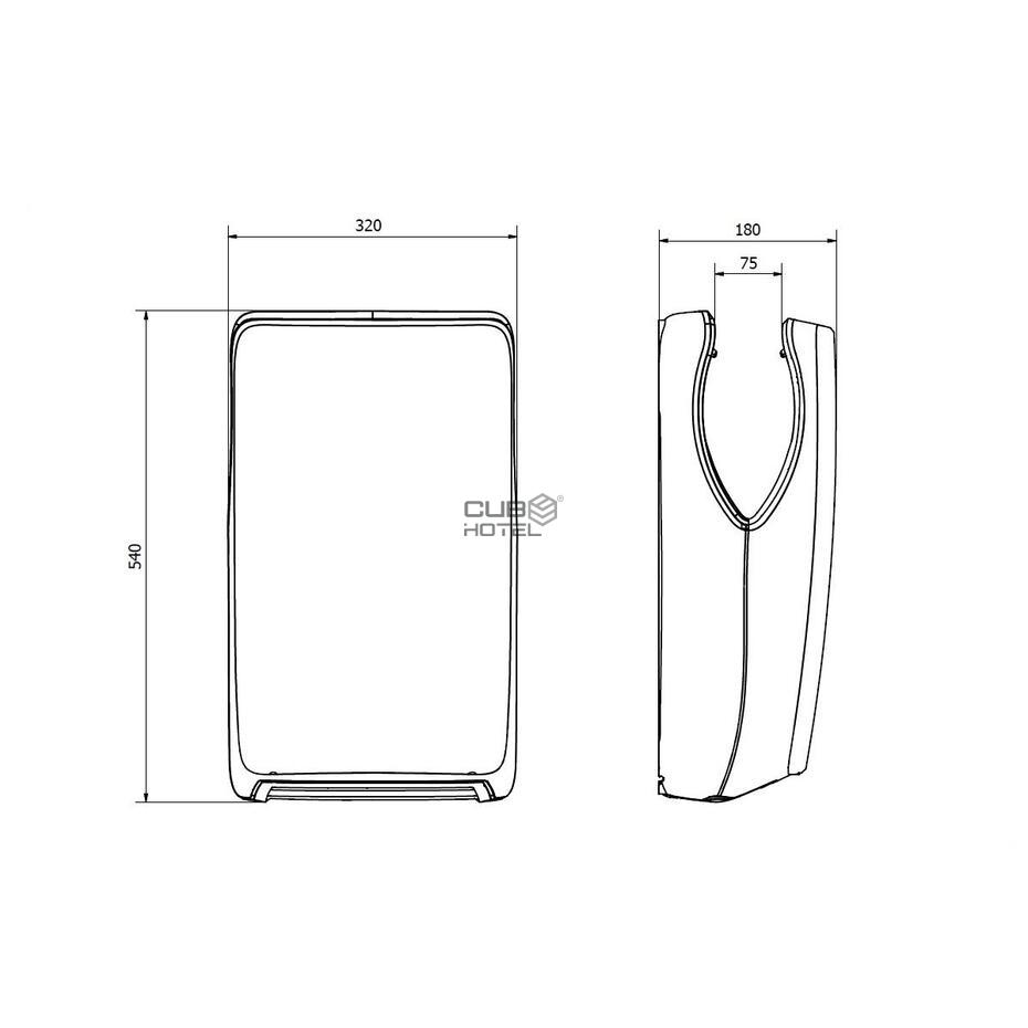 Secador Mãos Jet Smart Filtro HEPA Branco